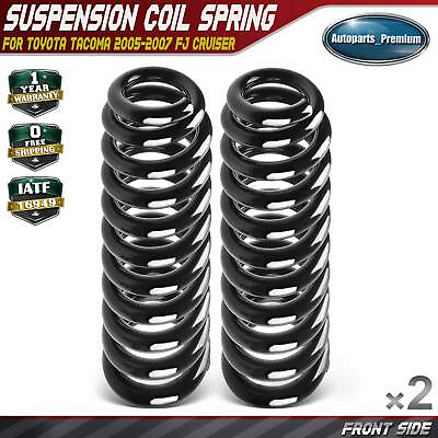 #ad 2pcs Front Coil Spring Set for Toyota FJ Cruiser 2007 2010 Tacoma 2005 2007 4WD $73.99