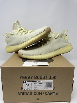 #ad Yeezy Boost 350 V2 Butter Size 9.5 F36980 Authentic Kanye $150.00