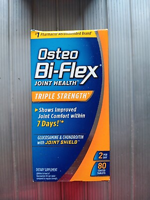 #ad 1 Osteo Bi Flex Joint Health Coated Tablets Triple Strength 80ct BB4 $20.99