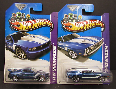 #ad Hot Wheels Custom 12 Ford Mustang 71 Mustang Boss 351 2013 Showroom Then Now $8.79