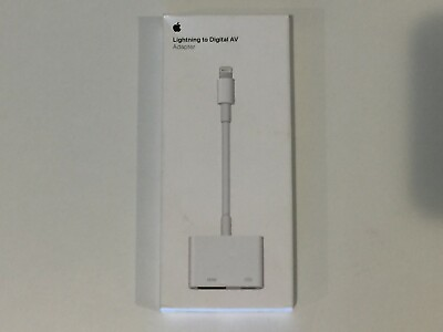#ad GENUINE Apple Lightning to Digital AV Adapter MD826AM A OPEN BOX $24.95