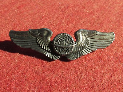 #ad US Army Air Force Navigator wing clutch back Sterling 2 inch AAF $99.99