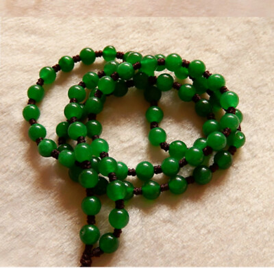#ad Hand Knited Necklace Silk Thread Knot Cord Beads for Pendant Jade Bead Pendant $17.09