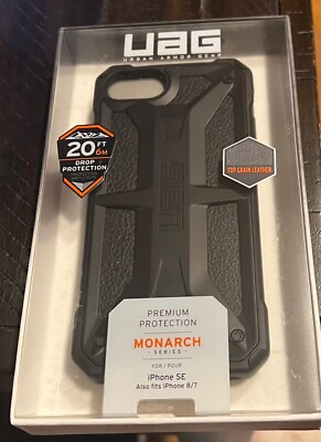 #ad UAG Monarch Case for iPhone SE 3rd Gen 2022 SE 2nd Gen 2020 8 7 Black $18.99