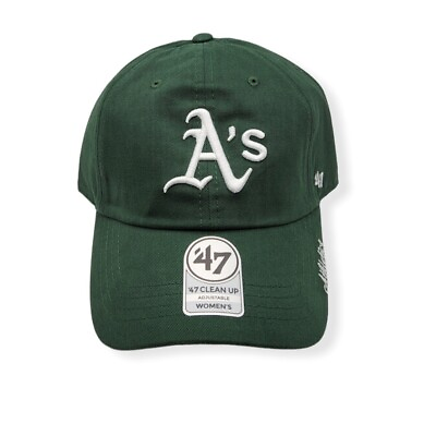 #ad #x27;47 Oakland Athletics Women#x27;s Miata Clean Up Adjustable Strap Hat Dad Cap $29.99