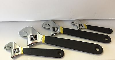 #ad 4 Pc Adjustable Crescent Wrench Style Set USA SELLER SALE $15.99