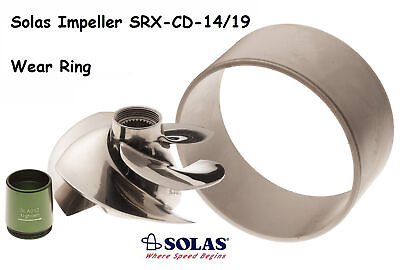 #ad Solas Sea Doo 4 Tec Impeller amp; Wear Ring SRX CD 14 19 RXTX 255 RXT RXP Wake 215 $269.95