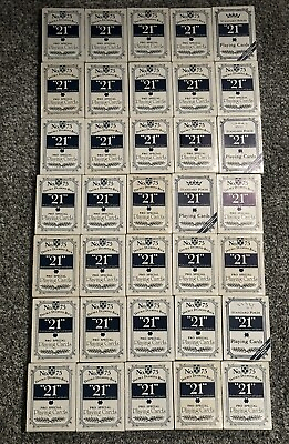 #ad *Lot of 35 Vintage ‘21’ Arrco Poker Playing Cards Great Condition* $126.00