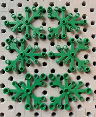 #ad LEGO Limb Leaves Green 6x5 Plant Leaf Bush Tree Flower Part Minifigure Lot Of 6 $3.50