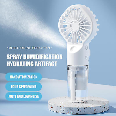 #ad Water Mist Humidification Fan Outdoor Spray Fan Cooling Air Conditioner Humidifi $14.84