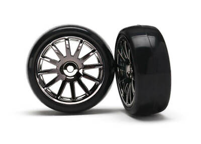 #ad Traxxas Black 12 Spoke Wheels and Tires 2 LaTrax Rally 5373A $12.00