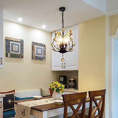 #ad Crystal Chandelier Ceiling Light Pendant Lamp Dining Room Lighting Lamp $51.30