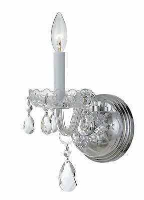 #ad Crystorama Lighting Group 1031 CL MWP Traditional Crystal 9quot; Tall Chrome $198.00
