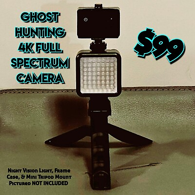 #ad Ghost Hunting 4K Full Spectrum Camera Takes Amazing Videos Paranormal $99.99