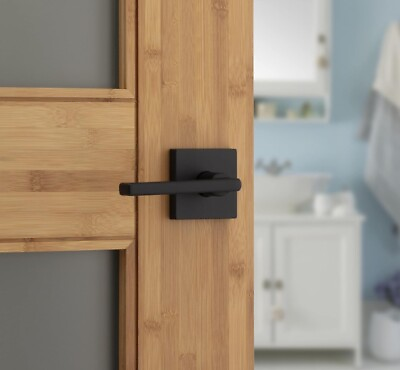 #ad Kwikset Halifax Interior Privacy Door Handle with Lock 97300 913 $39.99