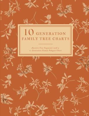 #ad 10 Generations Family Tree Charts to Fill In: Ancestry Tree Organizer Fam NEW $23.57