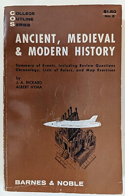 #ad Ancient Medieval Modern History $5.95