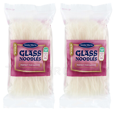 #ad 2 SANTA MARIA GLASS NOODLES Gluten Free For Asian Dishes 100g 3.5oz $13.49