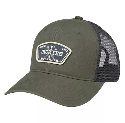 #ad DICKIES BASEBALL HAT CAP ADULT ONE SIZE Olive Work Outdoors MEN#x27;S SNAPBACK NWT $14.95