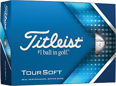 #ad Titleist Tour Soft Golf Balls 12 Pack White $21.49