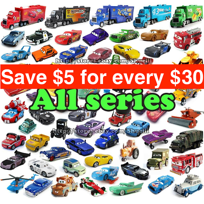 #ad Disney Pixar Cars Lot Lightning McQueen 1:55 Diecast Metal Car Toy Gift for Boy $7.99