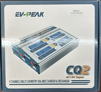 #ad EV Peak CQ2 50Wx4 AC DC Quad Output LiPo Charger $130.00