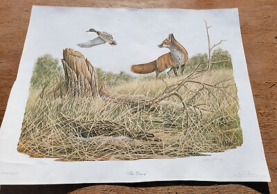 #ad Fox Print THE DECOY 1978 354 600 Justin Young Colorado Artist Special Issue $59.00
