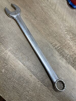 #ad Vintage Snap On Tools OEX28 7 8quot; SAE Flank Drive Combination Wrench 12 Point USA $16.46