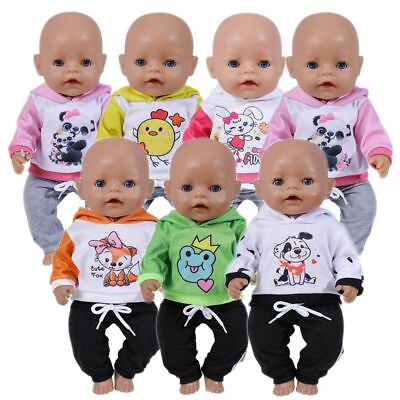 #ad #ad Doll Clothes Fashion Animal Print Outfits Fit 17 inch 43cm Baby Dolls Accessory $11.43