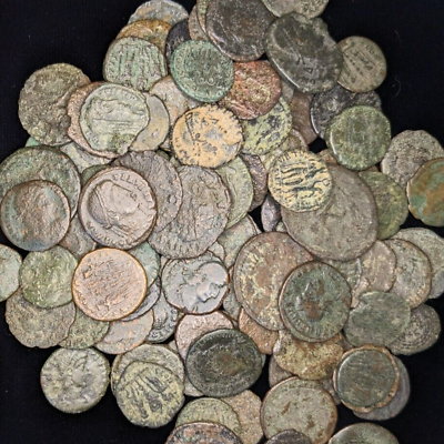 #ad Random Roman Bronze Coins $3.69