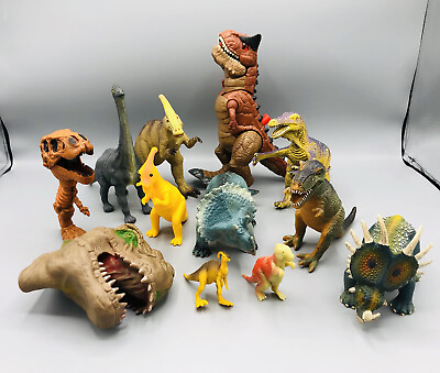 #ad Kid’s 12 Piece Dinosaur Toy Lot $14.00