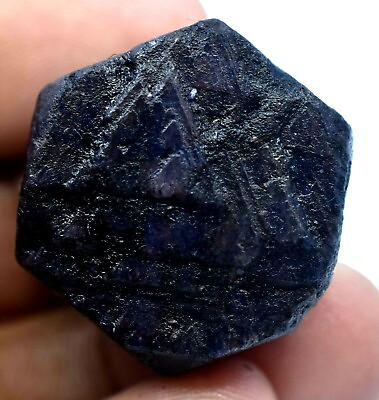 #ad 115.15 Ct Natural Huge Blue Sapphire Certified Specimen Rough Treated Gemstone $11.89