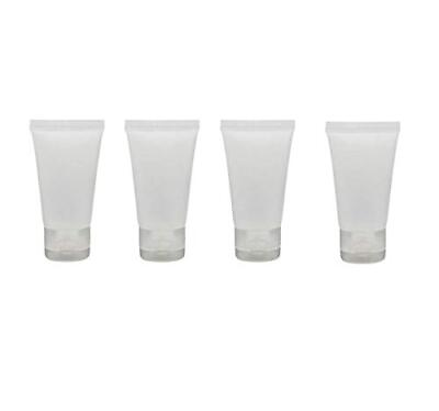 #ad 20PCS 15ml 0.5oz Clear Empty Refillable Plastic Soft Tubes With Flip Cover Pa... $18.69