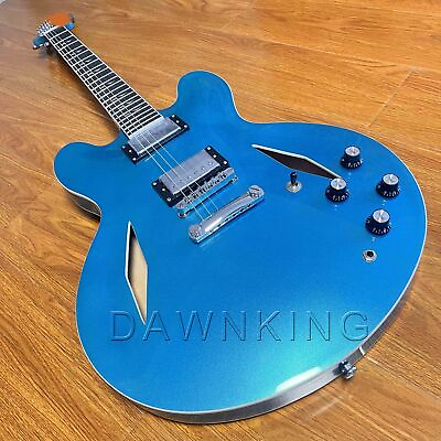 #ad Blue hollow jazz electric guitarDG335Signature payment $286.00