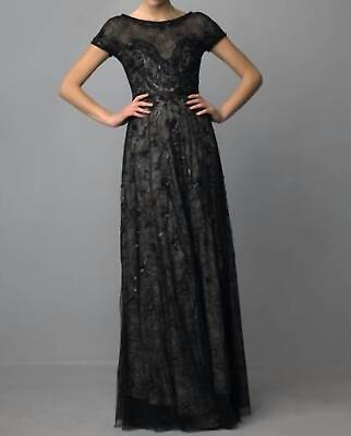 #ad Basix Black Label lace dress for women size 8 $359.00