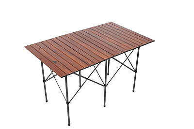 #ad Brown Camping Table $27.00