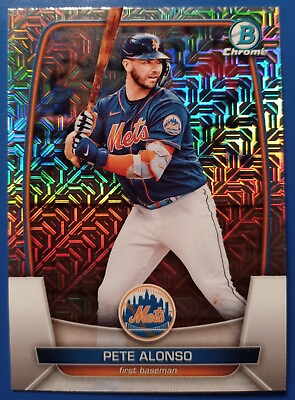 #ad Pete Alonso 💥2023 Bowman Chrome Mojo Refractor #78 Mets $1.75