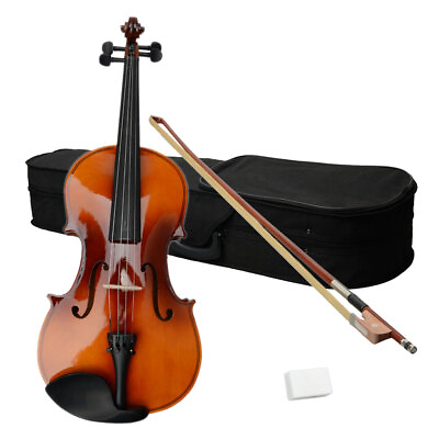 #ad 16 inch Acoustic Viola with Case Bow Rosin Brown $93.04