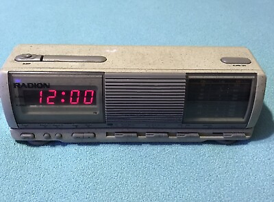 #ad Radion AM FM Vintage Alarm Clock Radio RCR 350 $29.99