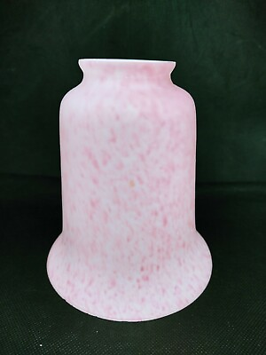 #ad Pink Glass Lamp Shade Pendant Chandelier Pan Light $25.50