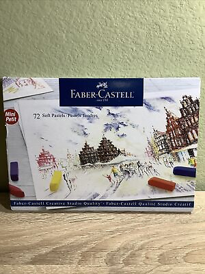 #ad Faber Castell Soft Vibrant Colors Pastels Assorted Crayons 72pcs 128272T #G $18.35