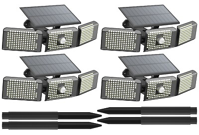 #ad 388 LED Solar Lights Outdoor garden Waterproof Motion Sensor Security Wall Lamp $69.98