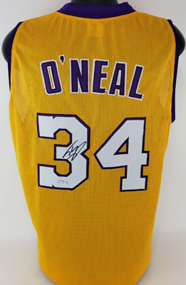 #ad #ad Shaquille O#x27;Neal Signed LA Lakers Basketball Jersey quot;The Dieselquot; w COA $180.60