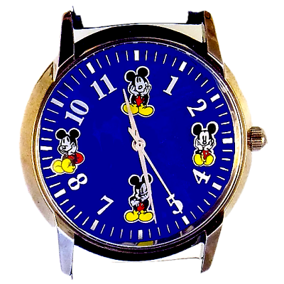 #ad Mickey Disney NIB Fossil Mood Color Change Dial Rare Unworn Watch Only $135 $134.85