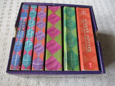 #ad Harry Potter The Complete Series Scholastic Paperback Near Set J.K. Rowling $14.99