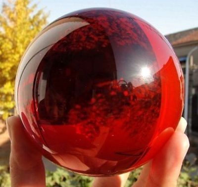 #ad Large Crystal Ball Glass Sphere 80mm Various Colours Top Quality $26.89