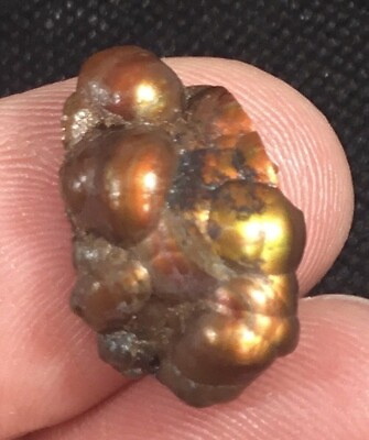 #ad 4g Natural Fire Agate Rough Windowed Gemstone Non Polished Lapidary A Rainbow $58.99