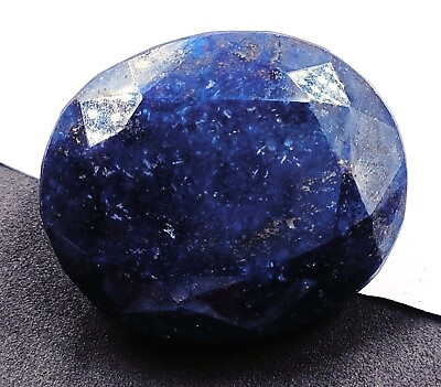 #ad 300 Ct Certified Natural Royal Blue Sapphire African Oval Cut Loose Gemstone AKR $12.31
