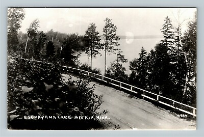 #ad RPPC Aitkin MN Minnesota Esquagama Lake Real Photo Vintage Souvenir Postcard $7.99
