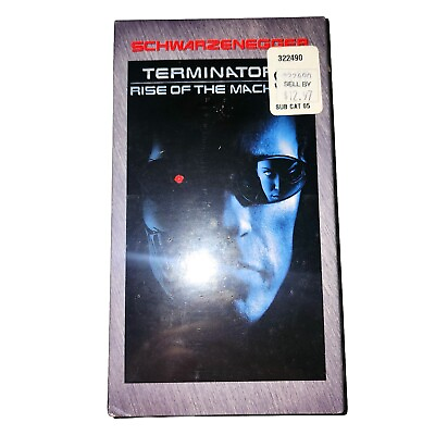 #ad New Sealed VHS Terminator 3 Rise of the Machines 2003 Arnold Schwarzenegger $4.99